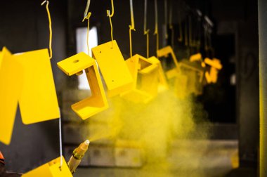 Sprey boya ürün pudrası kaplaması 