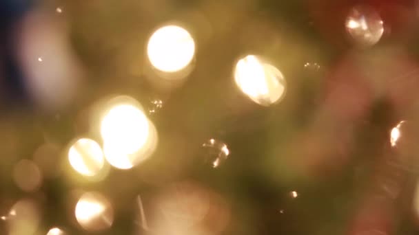 Noel ağacını süsler — Stok video