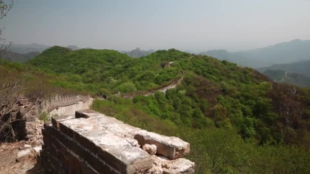 Great wall of china — Stock Video