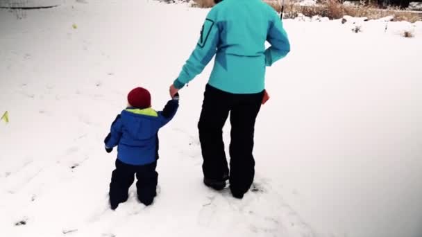 Mãe e seu bebê brincando — Vídeo de Stock