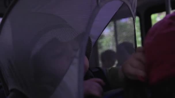 baby carrier on bus