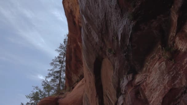 Emerald pool waterfall — Stock Video