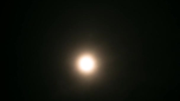 Belo eclipse lunar vermelho — Vídeo de Stock