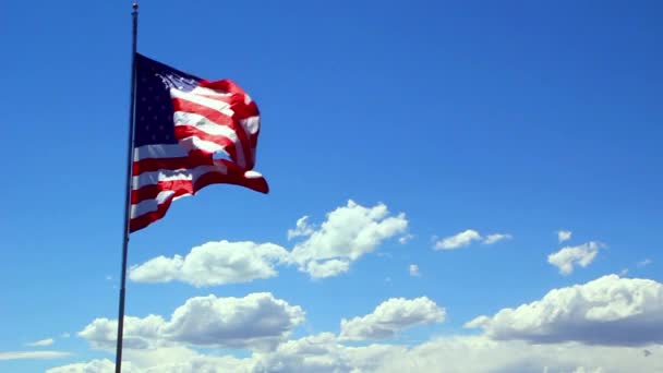 La bandera de los Estados Unidos de América — Vídeo de stock