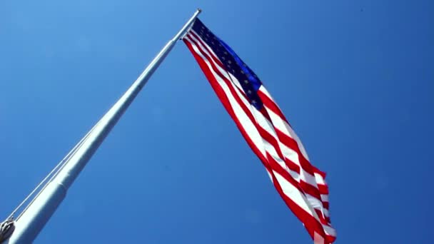 Прапор Сполучених Штатів Америки — стокове відео