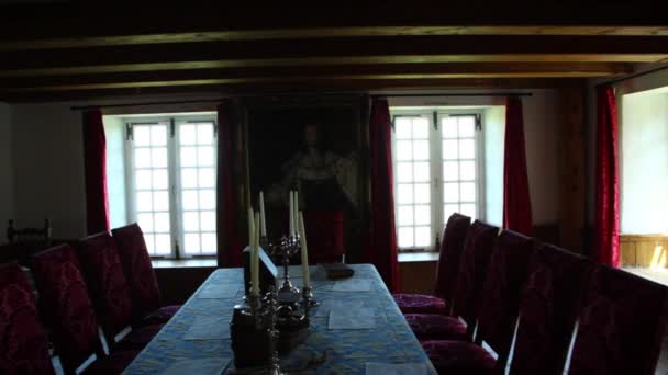 Sala de reuniones colonial — Vídeo de stock