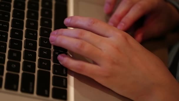 Woman working on her computer — Stock Video