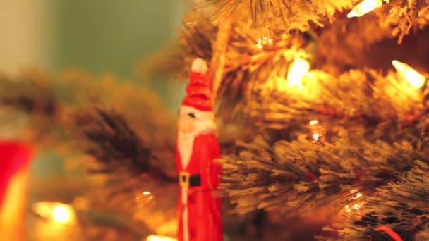 Decorated Christmas Tree — Stock Video