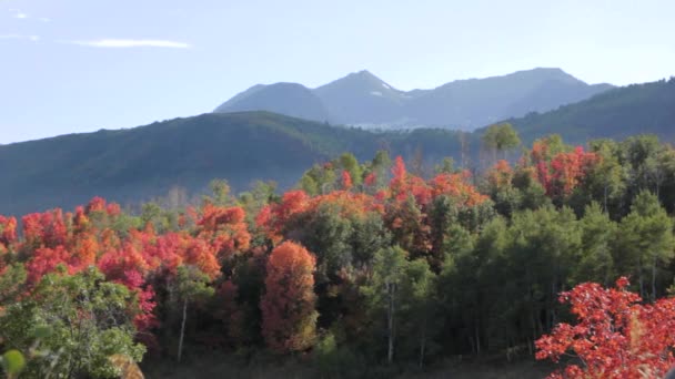 Una cordillera pintoresca — Vídeos de Stock