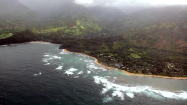 Large reefs of the coast — Stock Video