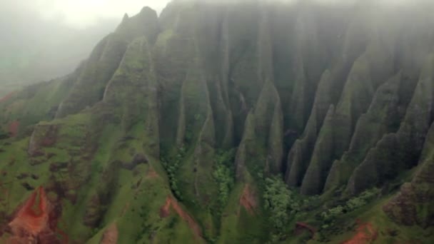 Costa Napali em Kauai — Vídeo de Stock