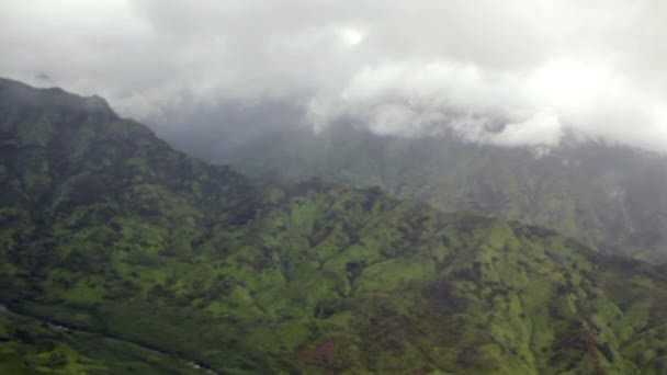 Île de Kauai en hélicoptère — Video