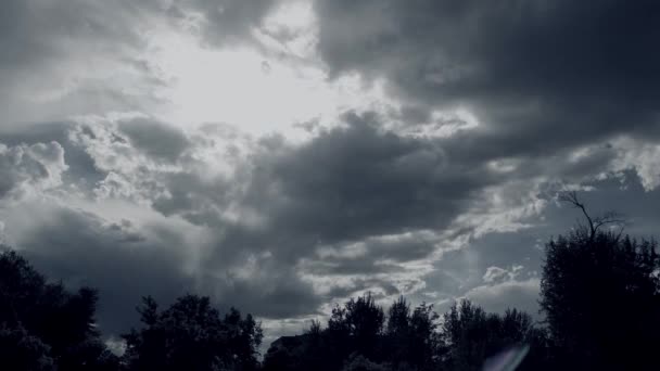 Duża burza chmury — Wideo stockowe