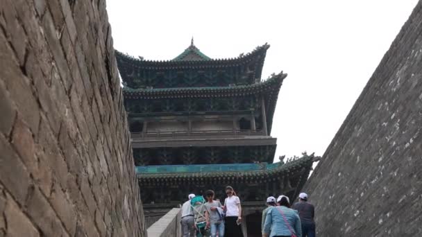 Shanxi eyaletinde pingyao kenti — Stok video