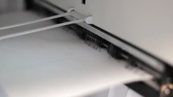 Kopiarki drukowanie papieru — Wideo stockowe
