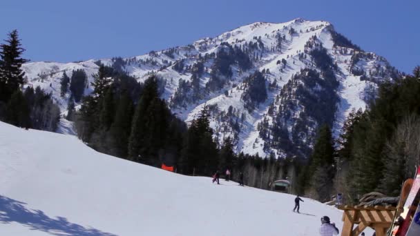 Mountain Valley Ski Resort — Stockvideo
