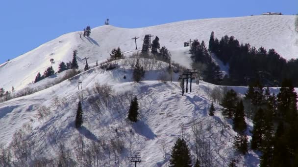 Hegyi ski resort — Stock videók