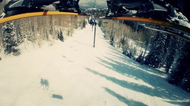 Belle station de montagne — Video