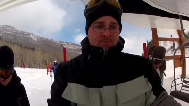 Skieurs à Park City — Video