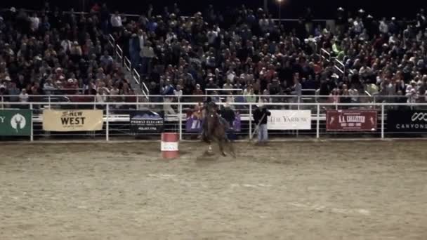 Rodeo evenement in Oakley (Utah) — Stockvideo