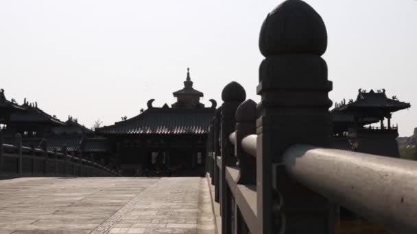 Buddhistické muzeum Dujiangyan — Stock video