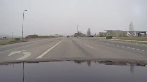 Time-lapse auto rijden — Stockvideo