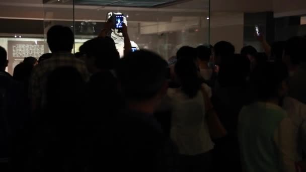 テラコッタ戦士博物館で観光客 — ストック動画