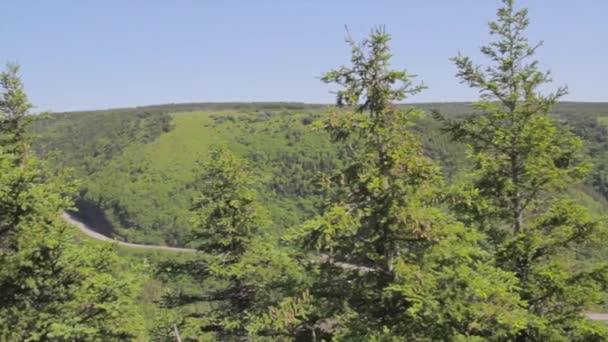 Piękną panoramę szlak — Wideo stockowe