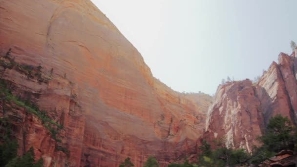 Zion National Park manzarası — Stok video