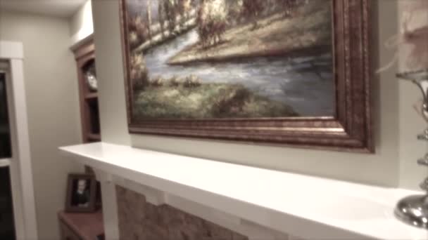 Chimenea Artificial Con Ladrillo Blanco Casa Cálida Ambiente Acogedor