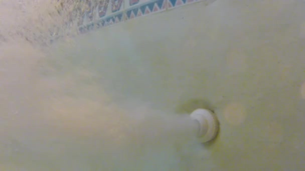 Гідромасажна ванна jet — стокове відео