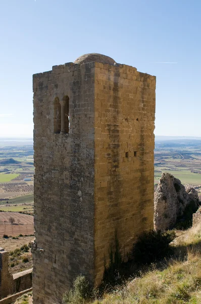 Watchtower kale Loarre (Huesca, il Zaragoza, Aragon, İspanya)