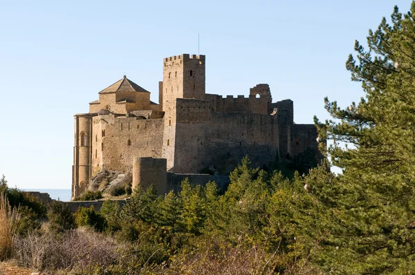 Hrad Loarre, Huesca, provincie Zaragoza, Arragon, Španělsko — Stock fotografie