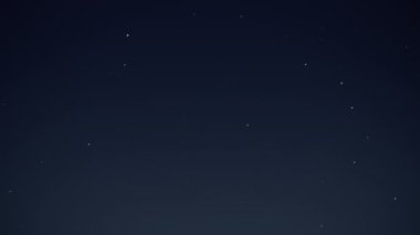 Gece gökyüzünün ve yıldızların arkaplanı