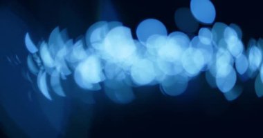 Soyut mavi renkli bokeh arkaplanı