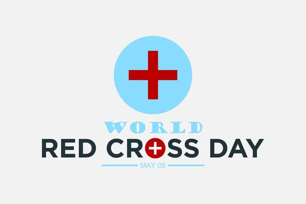 Bangladesh May 2021 World Red Cross Day Vector Background Тиждень — стоковий вектор