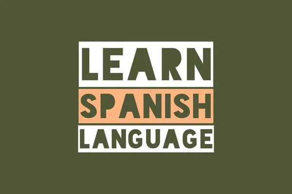 스페인어 타이포그래피 포스터와 티셔츠 디자인을 — 스톡 벡터