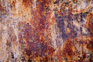 Metal yüzey pas doku ve desen