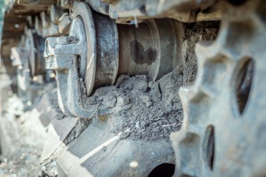 Endüstriyel makine paslı kir