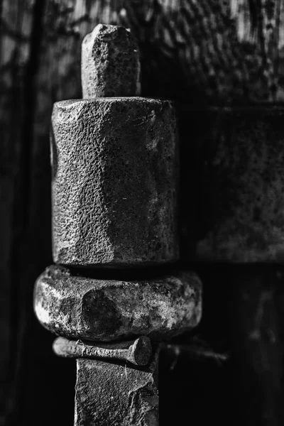 Rusty Old Door Hinge — Stock Photo, Image