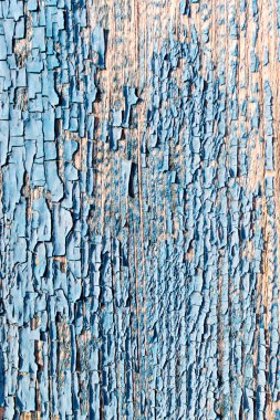 Eski Flaking Mavi Boya Doku