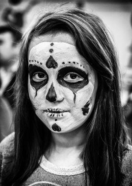 Kafatası Facepaint Kız