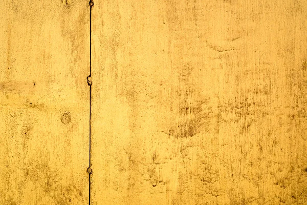 グランジ ゴールド塗装木材 — ストック写真