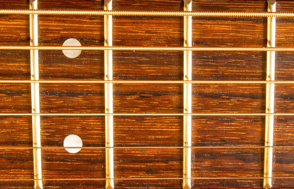 Fretboard guitare acoustique — Photo