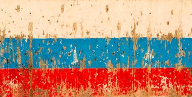 Ahşap Rus bayrağı ve Puck işaretleri