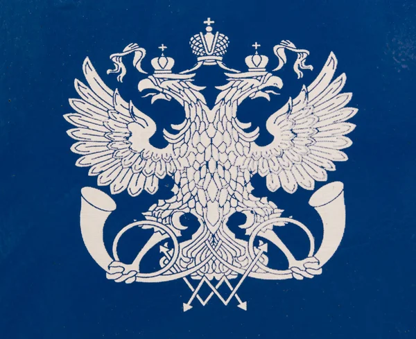 Герб Российского двойного орла — стоковое фото