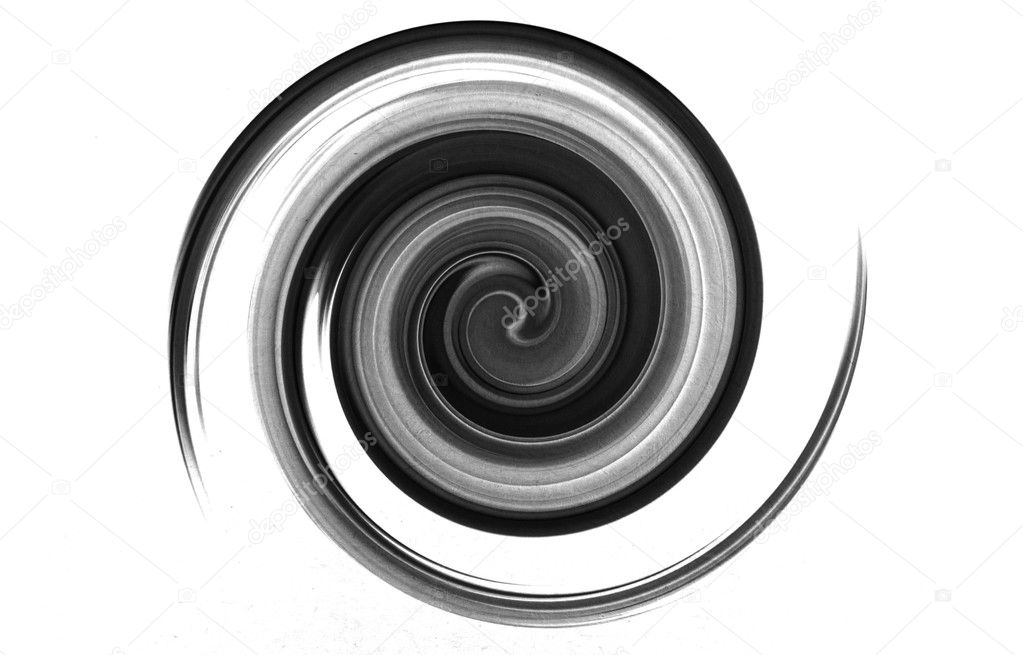 Single Black Swirl Pattern