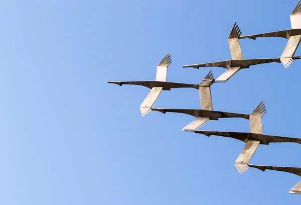Macarale metalice zburătoare — Fotografie, imagine de stoc
