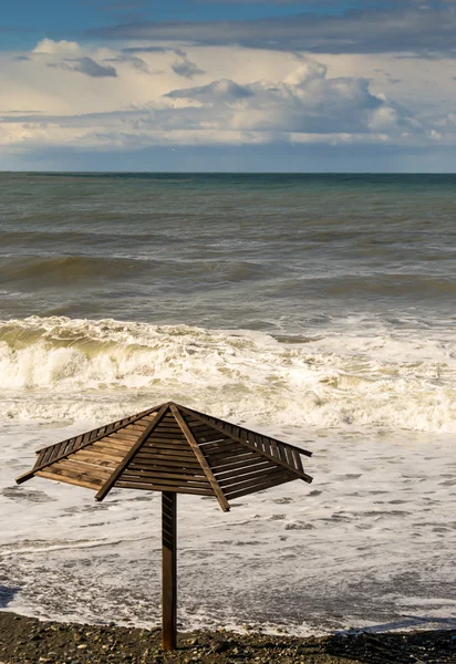 Vagues et soleil Parasol — Photo