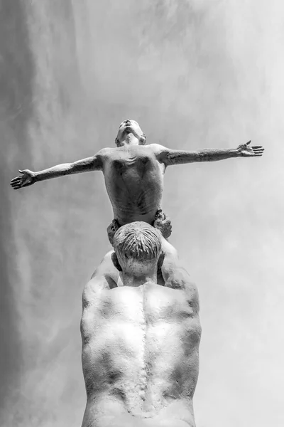 Estatua de piedra bailarines de ballet — Foto de Stock